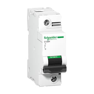 Schneider Electric 80 Amp / 15kA AC Miniature Circuit Breakers - C120H (1 Pole & C Curve), A9N18446
