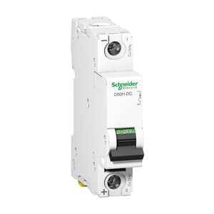 Schneider Electric 50 Amp / 6kA AC Miniature Circuit Breakers - C60H-DC (1 Pole & C Curve), A9N61518