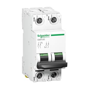 Schneider Electric 16 Amp / 6kA AC Miniature Circuit Breakers - C60H-DC (2 Pole & C Curve), A9N61531