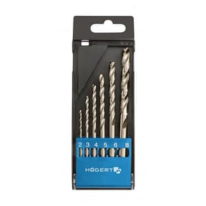 Hogert 6 Pcs Metal Drill Bit Set, HT6D186
