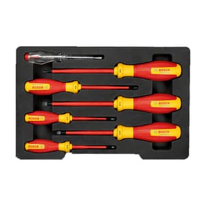 Bosch 7 Pcs Insulated Screwdriver Set (VDE), 1 600 A02 NF7