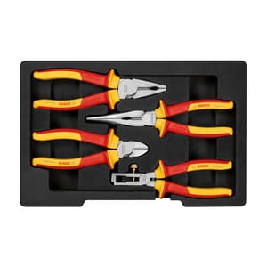 Bosch 4 Pcs Insulated Pliers Set, 1 600 A02 NG1