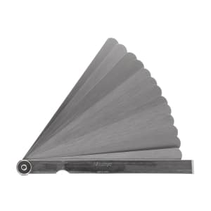Mitutoyo 0.05 - 1 mm / 150 mm Blade Length Feeler Gauge (28 Leaves), 184-303S