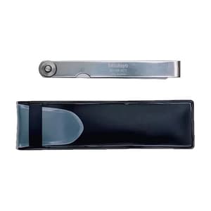 Mitutoyo 0.03 - 0.5 mm / 100 mm Blade Length Feeler Gauge (13 Leaves), 184-307S