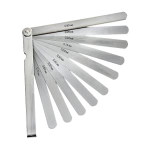 Mitutoyo 0.05 - 0.8 mm / 150 mm Blade Length Feeler Gauge (10 Leaves), 184-308S
