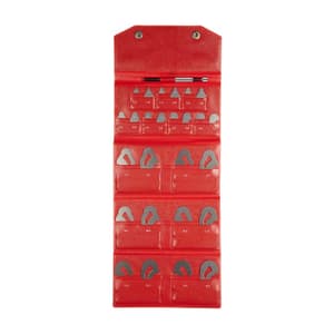 Mitutoyo 0.5 - 13 mm Radius Gauge Set (26 Leaves), 186-902