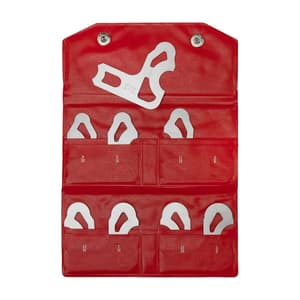 Mitutoyo 9/16 – 1 inch Radius Gauge Set (8 Leaves), 186-905