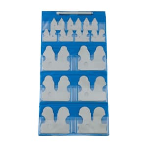 Mitutoyo 0.010 – 0.500 inch Radius Gauge Set (26 Leaves), 186-906