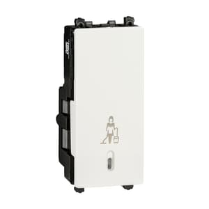 Schneider Electric Zencelo 2 Module Make My Room Switch - White (Pack of 10 Pcs), INH8453(BZ)