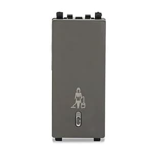 Schneider Electric Zencelo 2 Module Make My Room Switch - Dark Grey (Pack of 10 Pcs), INH8455(BZ)