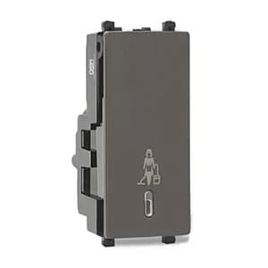 Schneider Electric Zencelo 2 Module Make My Room Switch - Dark Grey (Pack of 10 Pcs), INH8455(BZ)
