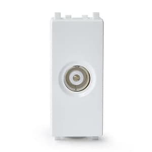 Schneider Electric Zencelo TV Socket - White (Pack of 10 Pcs), IN8431TV