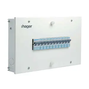 Hager Novello+ 16 Way Single Door - SPN DBs (IP30), VYS16C