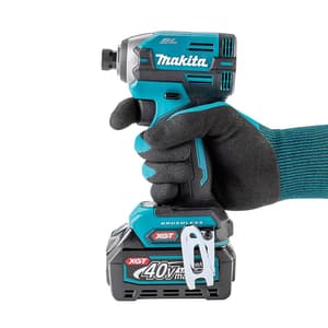 Makita 40V max XGT BL 220 Nm Cordless Impact Driver with Rapid Charger & 2 Pcs 2.0 Ah Batteries, TD003GA201