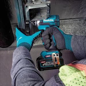 Makita 40V max XGT BL 220 Nm Cordless Impact Driver with Rapid Charger & 2 Pcs 2.0 Ah Batteries, TD003GA201