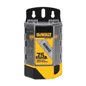 Dewalt Induction Hardened Utility Blades (Pack Of 75 Pcs), DWHT11004-7