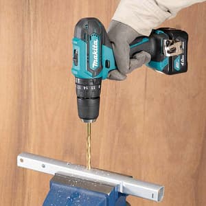 Makita 12V Max CXT Li-Ion 10 mm (3/8") Cordless Hammer Drill Driver with Charger & 2 Pcs 1.5Ah Batteries, HP333DWYE