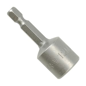 Yato 12 mm / 1/4 inch Sq. Drive CrV-Blister Nut Setter, YT-1517