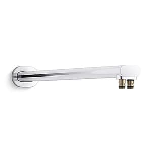 Kohler Statement Dual Function Wallmount Rainhead Arm In Polished Chrome Finish, K-26324IN-CP