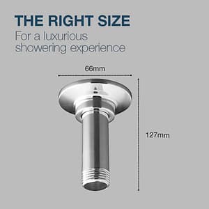 Kohler Rainforest Ceiling Mount Shower Arm In Polished Chrome Finish, K-11623IN-CP