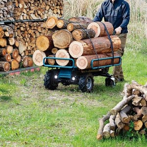 Makita 300 kg Load Capacity 18V X2 (36V) LXT BL Battery Powered 4 Wheel Wheelbarrow (Bare Tool), DCU604Z