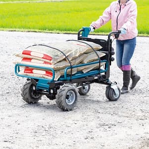 Makita 300 kg Load Capacity 18V X2 (36V) LXT BL Battery Powered 4 Wheel Wheelbarrow (Bare Tool), DCU604Z