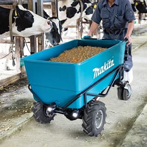 Makita 300 kg Load Capacity 18V X2 (36V) LXT BL Battery Powered 4 Wheel Wheelbarrow (Bare Tool), DCU605Z