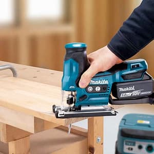 Makita 18V LXT BL 23 mm (7/8") Cordless Barrel Handle Jig Saw with LED Light (Bare Tool), DJV185Z