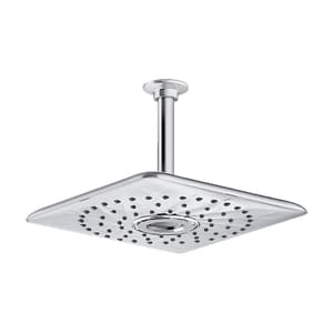 Kohler Rain Max 254 mm Square Single-Function Rainhead In Polished Chrome Finish, K-26855IN-CP
