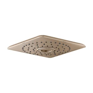 Kohler Rain Max 254 mm Square Single-Function Rainhead In Brushed Bronze Finish, K-26855IN-BV