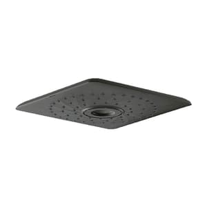 Kohler Rain Max 254 mm Square Single-Function Rainhead In Matte Black Finish, K-26855IN-BL