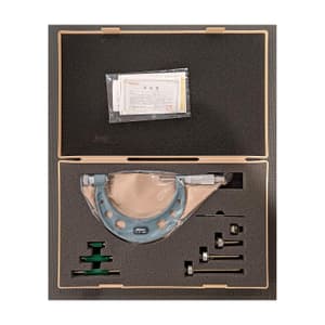 Mitutoyo 4 - 8 inch Interchangeable Anvil Outside Micrometer, 104-150