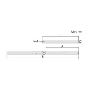 Insize 0.05 - 1.00 mm Long Feeler Gauge (13 Blades), 4602-13