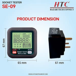 HTC AC 30 - 260V / 45 - 65Hz Socket Tester, SE-09