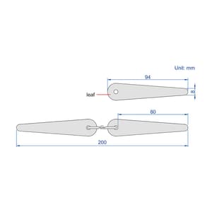 Insize 0.05 - 1.5 mm Plastic Feeler Gauge (17 Blades), 4624-1D5