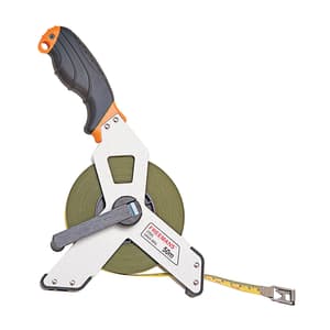 Freemans 50Mtr x 13mm Steel Open Reel Tape, OW50