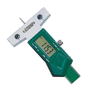Insize 25 mm / 0.1 inch Mini Digital Depth Gauge, 1145-25A