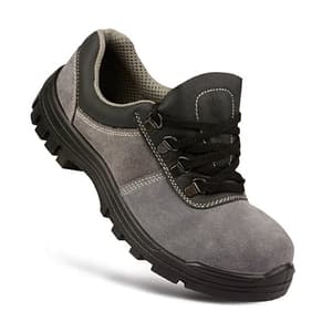 Paragon Suede Leather Safety Shoe 739 - Metal Toe (Grey), PU0739G