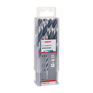 Bosch 10.30 mm HSS Metal Drill Bits PointTeQ Range (Pack of 5 Pcs), 2 608 577 271