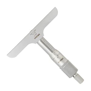 Mitutoyo 0 - 1 inch Depth Micrometer (4 inch Base Width), 128-106