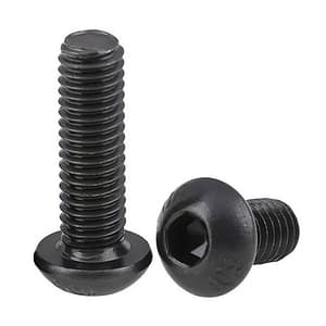 TVS M5 x 30 mm Fully Threaded Socket Button Head Cap Screws (Pack Of 200 Pcs)