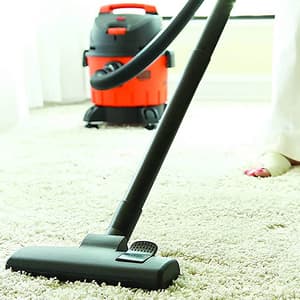 Black+Decker 10-Litre, 1200 Watt, 16 KPa High Suction Wet & Dry Vacuum Cleaner & Blower with HEPA Filter & Reusable Dustbag (Red), WDBD10