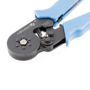 Hogert 7 inch / 175 mm Crimping Plier For Thin-Walled Ferrules, HT1P205