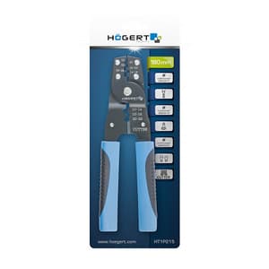 Hogert 7 inch / 180 mm Non - Insulated Ends Crimping Plier, HT1P215