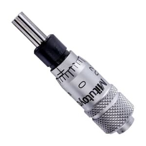 Mitutoyo 0.25 - 0 inch Miniature Micrometer Head without Clamp Nut (Reverse Reading), 148-210-10