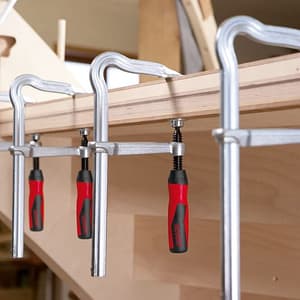 Bessey 300 mm OMEGA Screw Clamp with 2-component Plastic Handle, GM30Z-2K