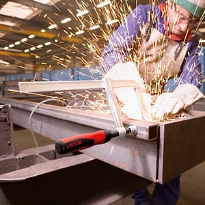 Bessey 200 mm All-Steel Screw Clamp with 2-component Plastic Handle, GZ20-2K