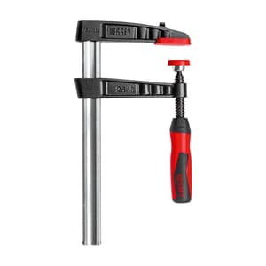 Bessey 600 mm Malleable Cast Iron Screw Clamp with 2-component Plastic Handle, TG60S14-2K