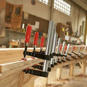 Bessey 160 mm Malleable Cast Iron Screw Clamp with Tried & True Wooden Handle, TG16