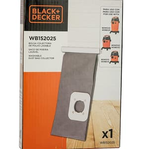 Black+Decker Washable Dust Bag, WB152025